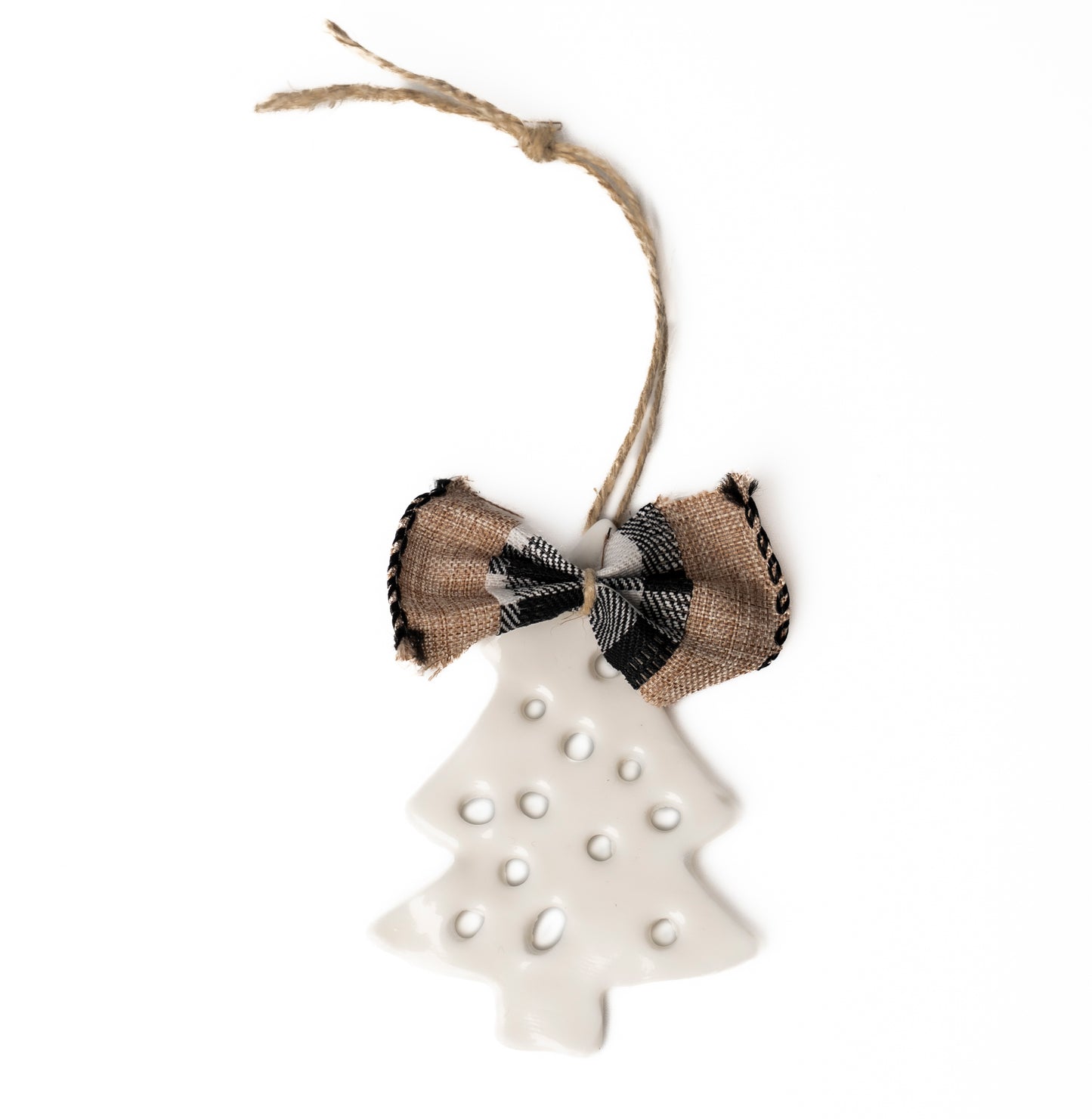 Adornos de Navidad MacLé® – Arbolitos de Porcelana Perforados