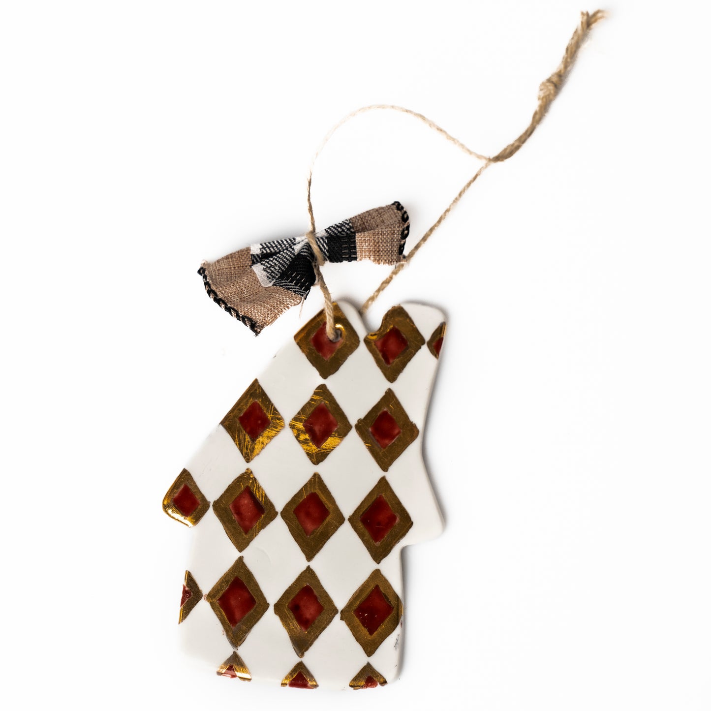 Adornos de Navidad MacLé® – Serie Casitas de Porcelana